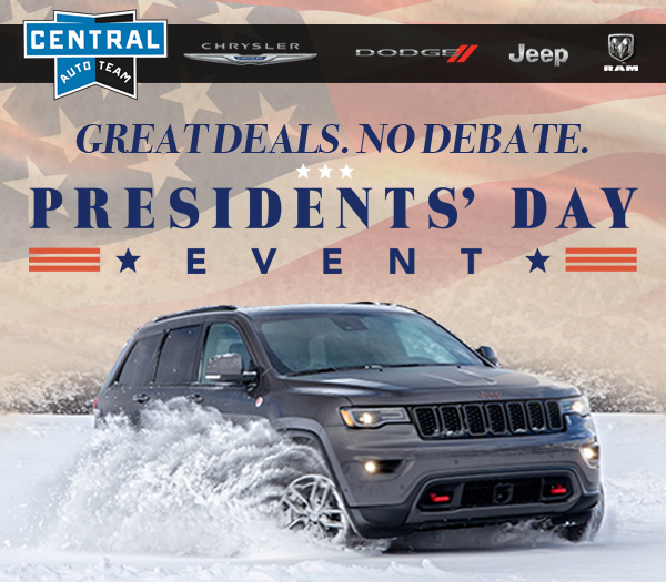 Great Presidents' Day Deals At Central!